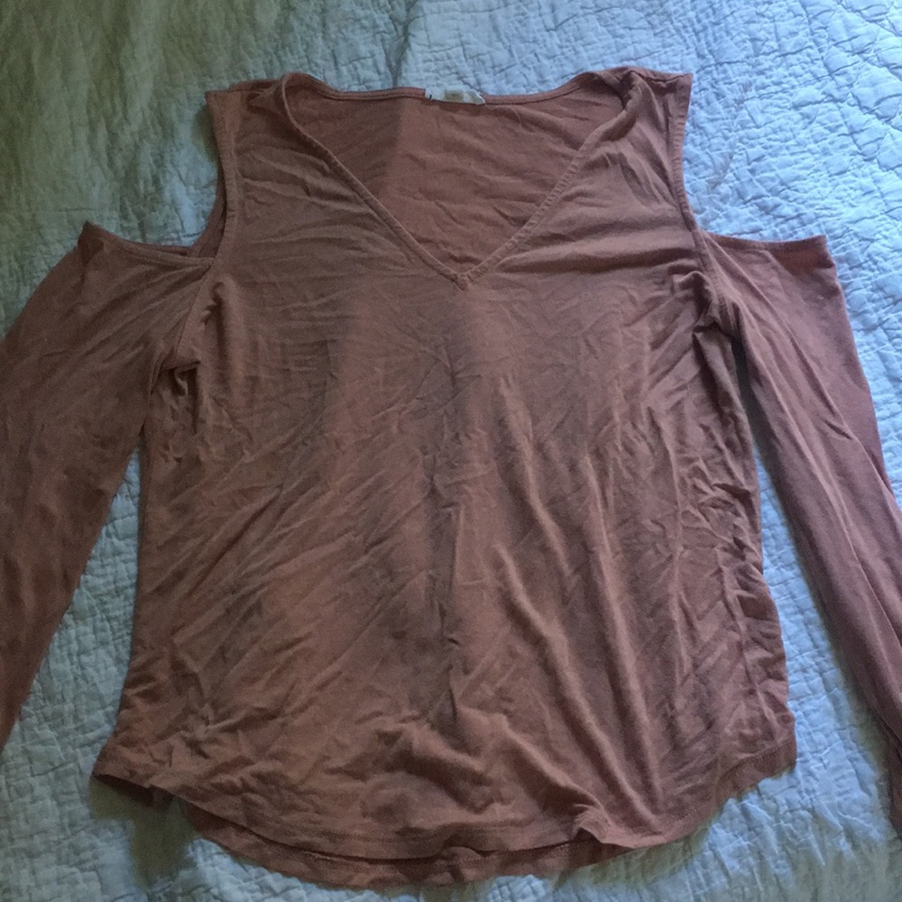 MINE cold shoulder long sleeve